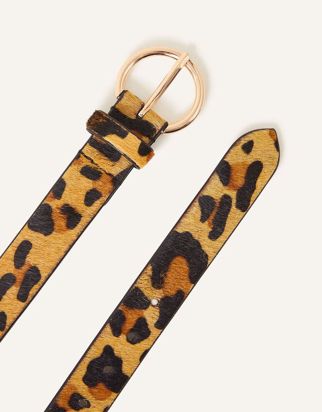 Accessorize Leather Animal Belt Multi