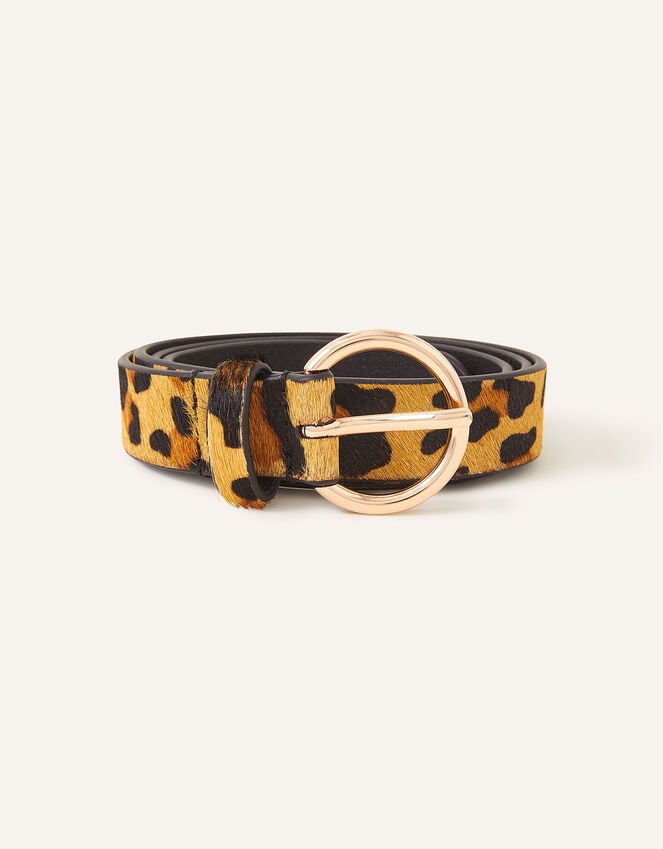accessorize Leather Animal Belt Multi