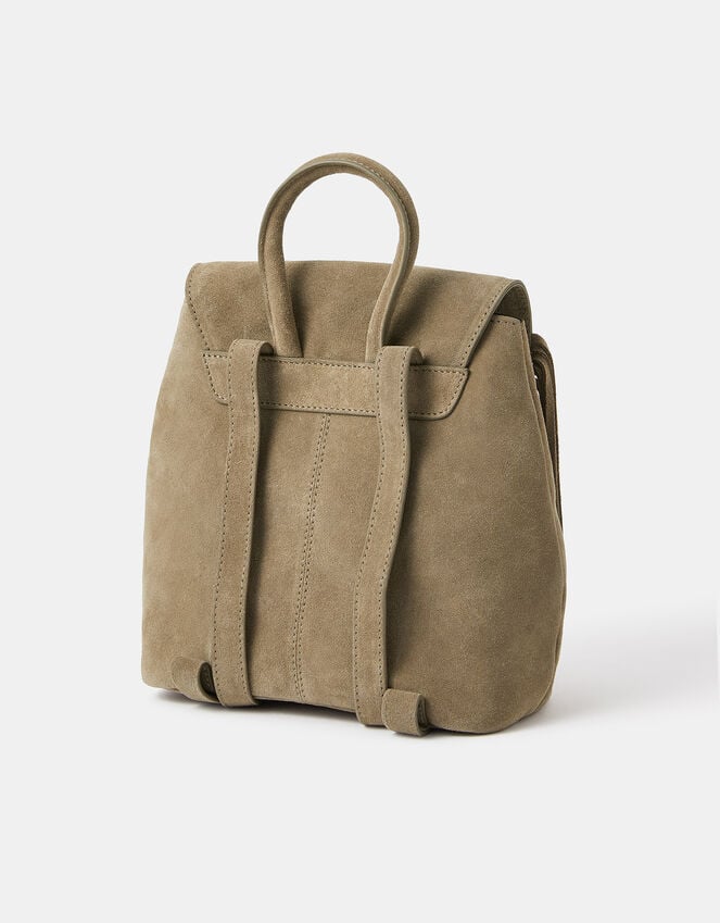 Accessorize Leather Fringe Backpack