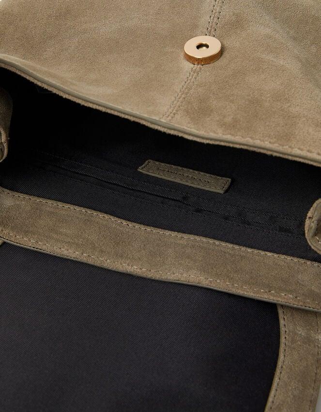 Accessorize Leather Fringe Backpack