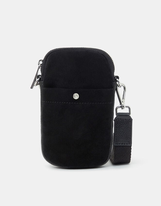 Accessorize Leather Phone Cross-Body Bag