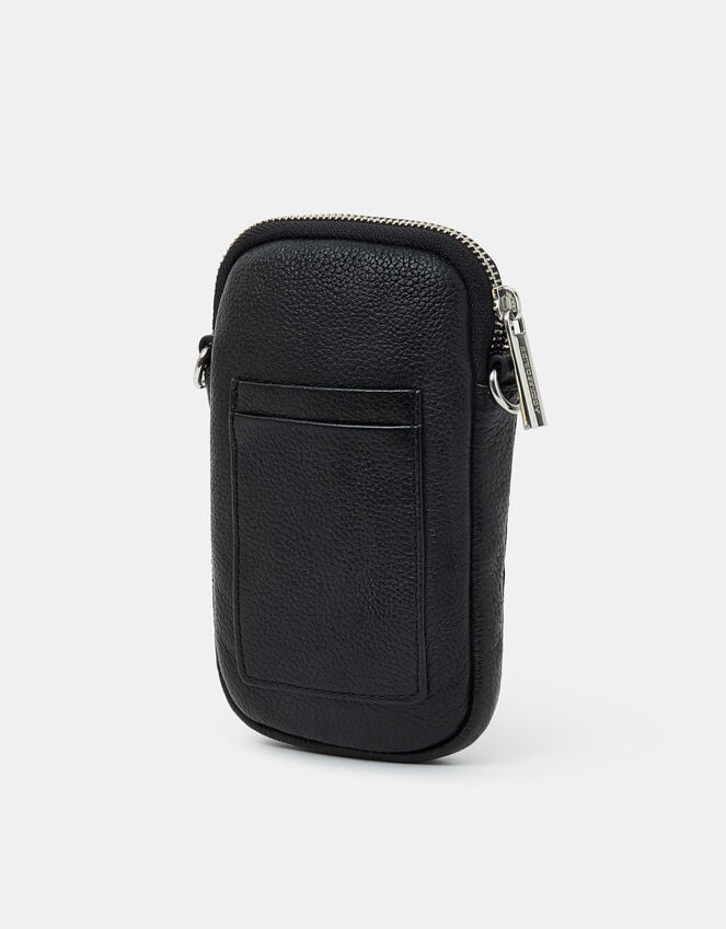 Accessorize Leather Phone Cross-Body Bag