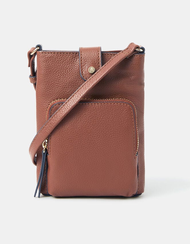 Accessorize Leather Pouch Phone Bag