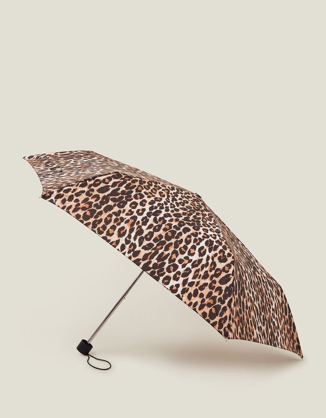 Accessorize Leopard Print Umbrella