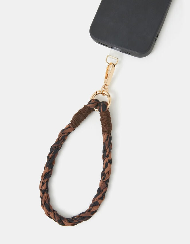 accessorize Leopard Print Wrist Phone Strap
