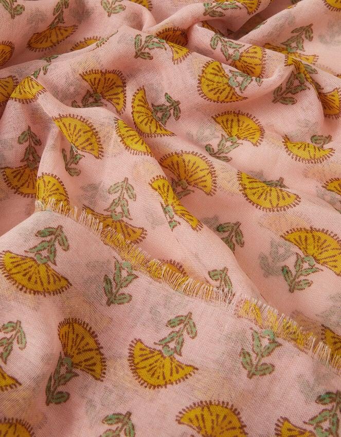 Accessorize Lightweight Floral Block Print Scarf