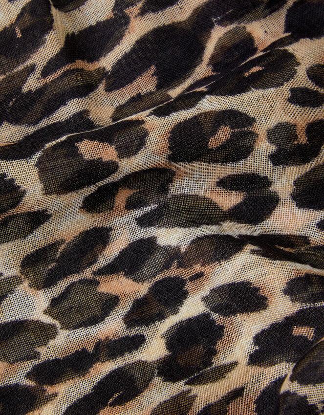 Accessorize Lightweight Leopard Print Scarf