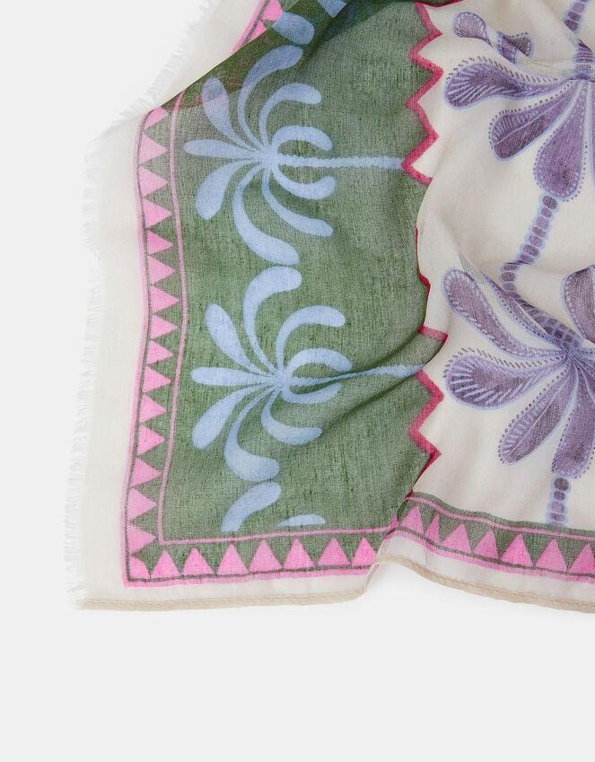 Accessorize Lightweight Palm Print Scarf