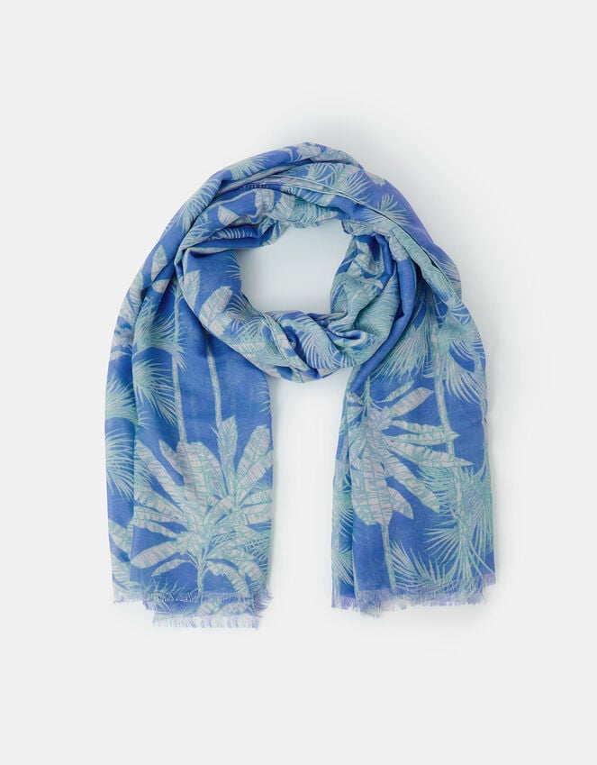 accessorize Lightweight Palm Print Scarf