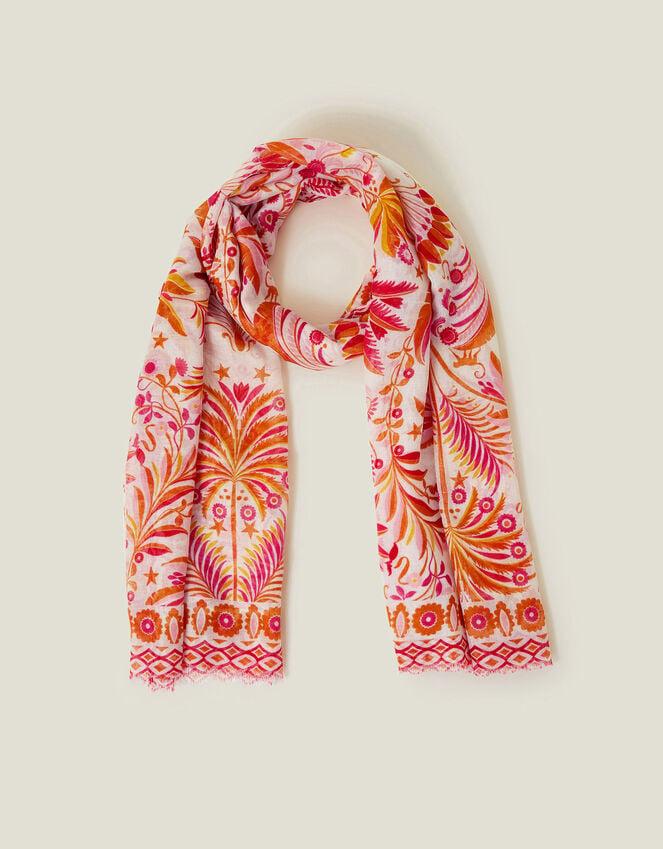 accessorize Lightweight Palm Print Scarf
