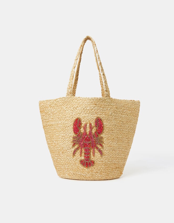 Accessorize Lobster Jute Beach Bag