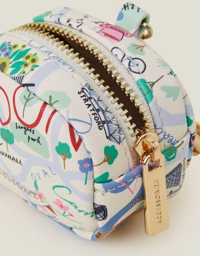 Accessorize London Map Earphone Keyring Case