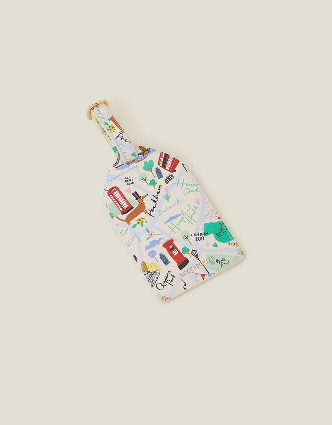 accessorize London Map Luggage Tag