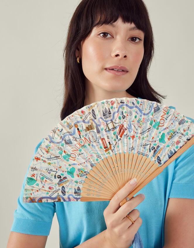 Accessorize London Print Foldable Fan