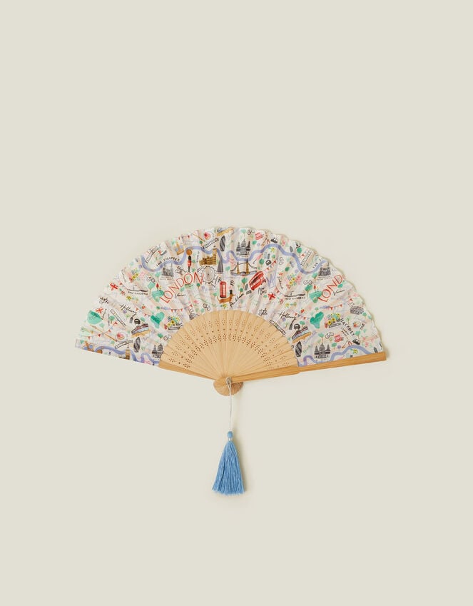 accessorize London Print Foldable Fan