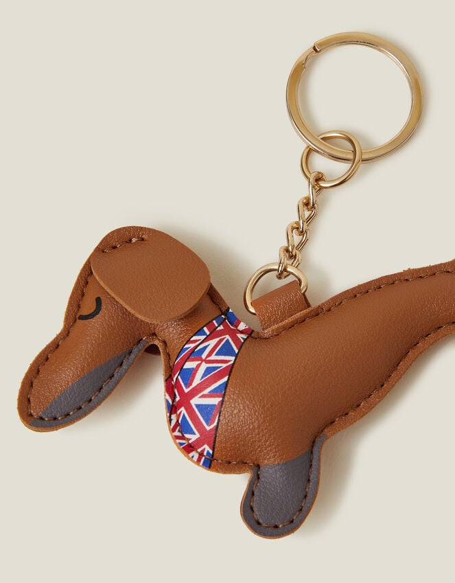 Accessorize London Sausage Dog Keyring