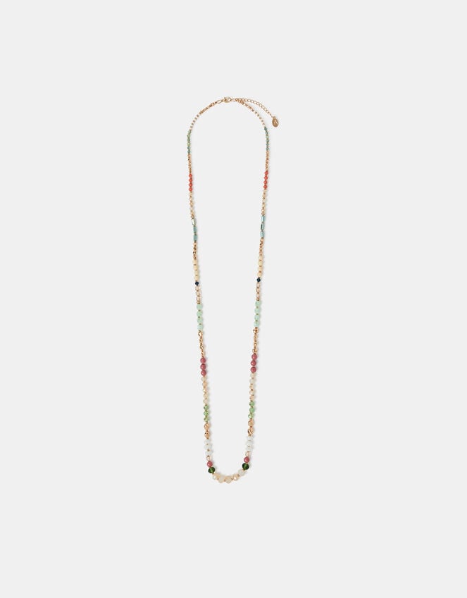 Accessorize Long Beaded Rope Necklace
