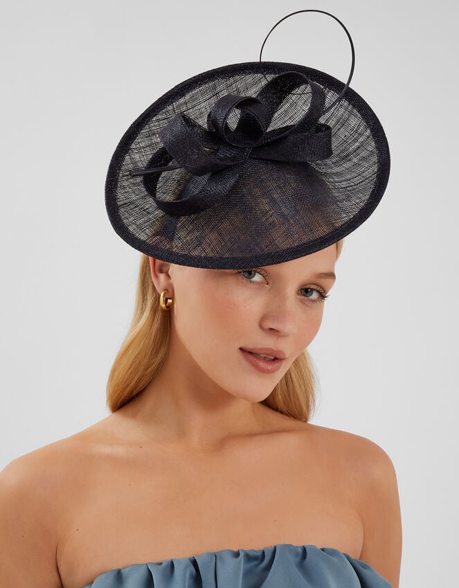accessorize Loop Quil Disc Fascinator Blue