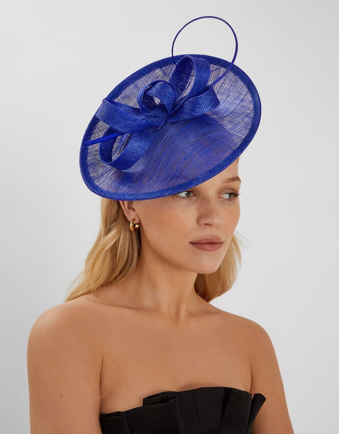 accessorize Loop Quil Disc Fascinator Blue