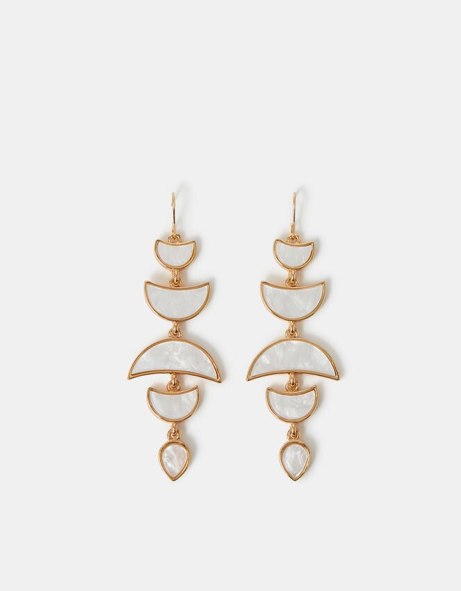 Accessorize Lunar Long Drop Earrings