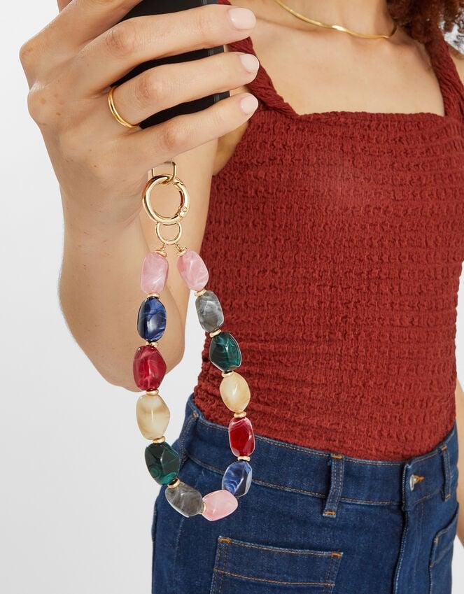 Accessorize Marble Bead Wrist Phone Strap