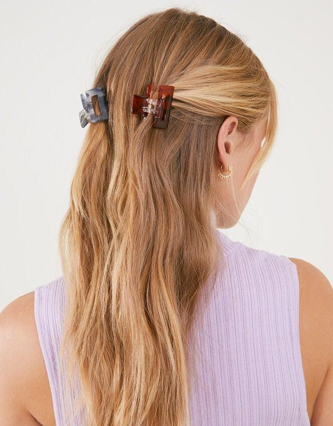 accessorize Marble Claw Clips 4 Pack