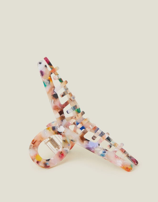 Accessorize Marbled Resin Twist Claw Clip