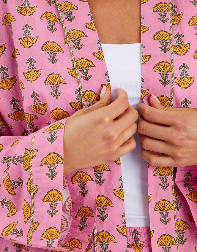 Accessorize Marigold Print Dressing Gown Pink