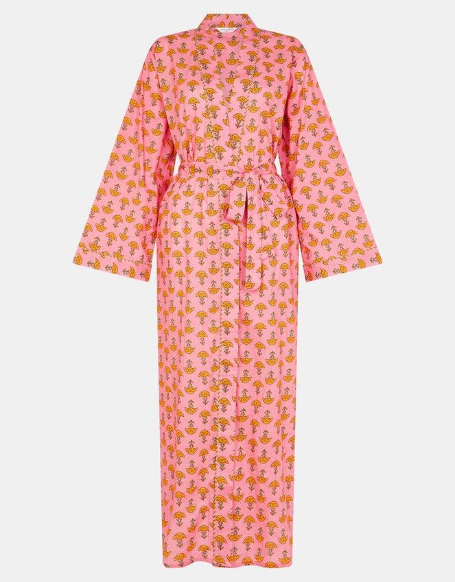 Accessorize Marigold Print Dressing Gown Pink