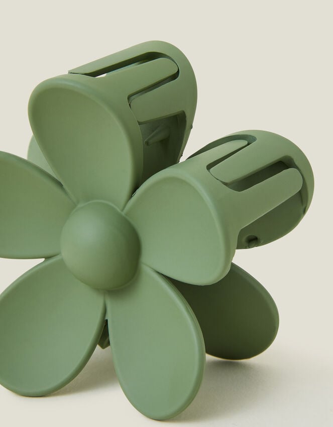 Accessorize Matte Flower Claw Clip