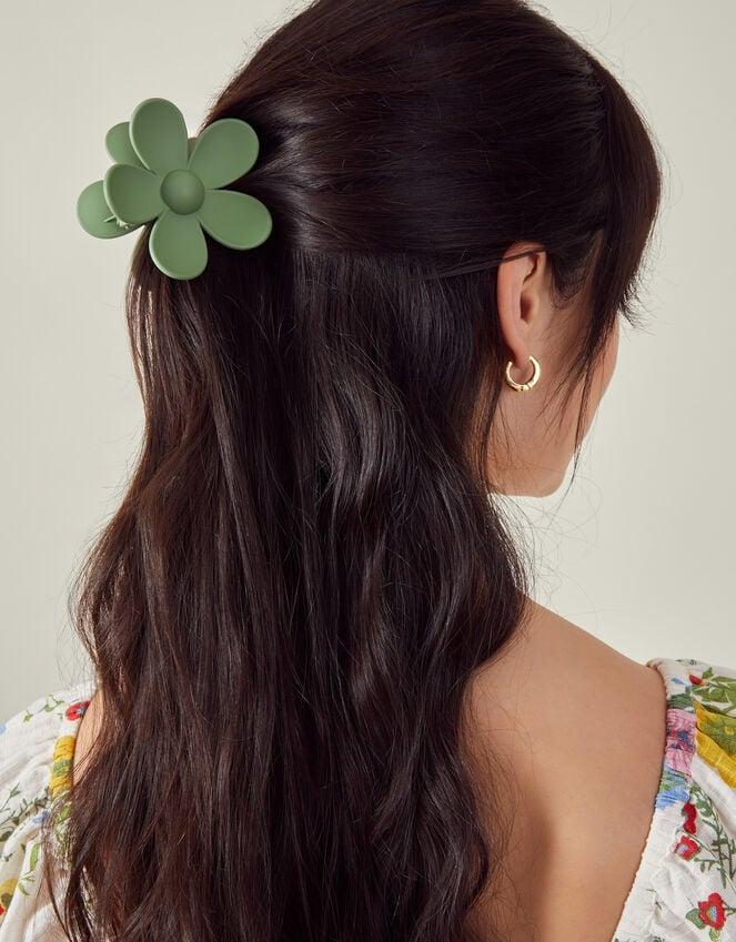 Accessorize Matte Flower Claw Clip