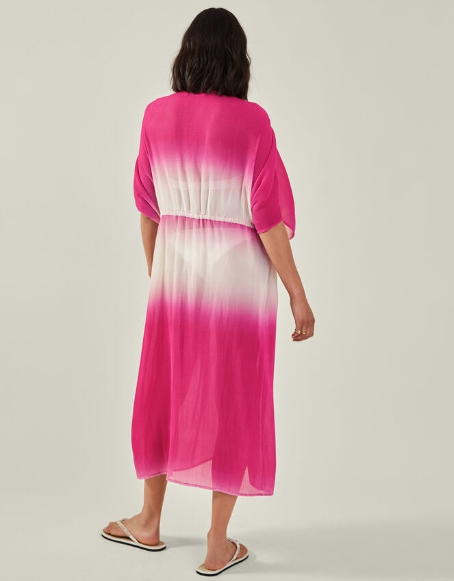 Accessorize Maxi Pleated Kaftan Pink