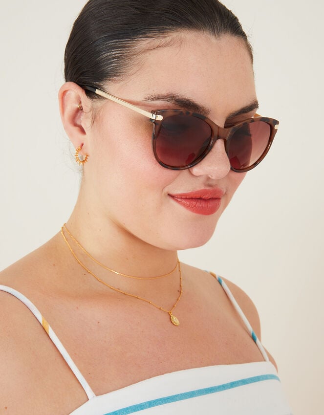 accessorize Metal Arm Classic Sunglasses