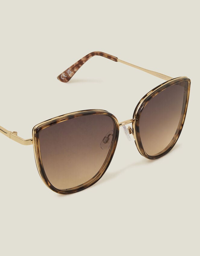 Accessorize Metal Frame Cateye Sunglasses