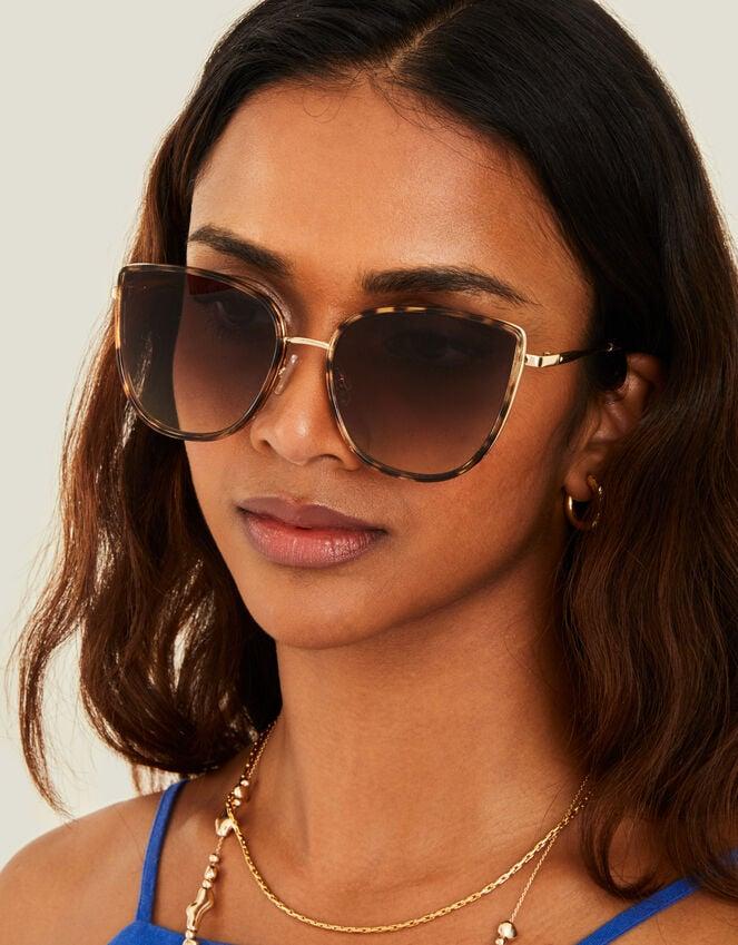 Accessorize Metal Frame Cateye Sunglasses
