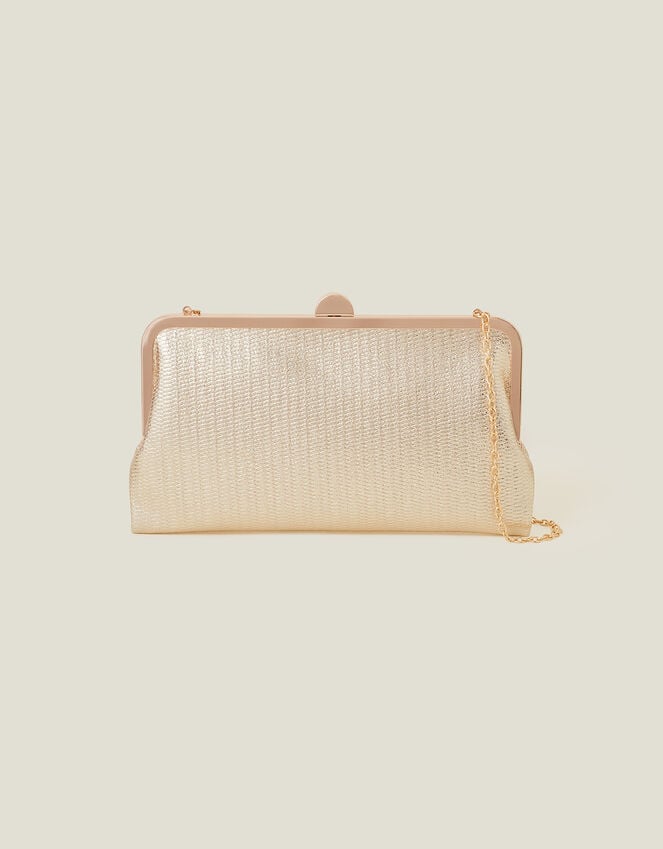 Accessorize Metallic Clutch Bag