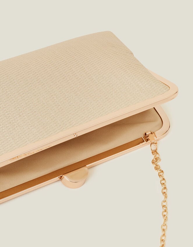 Accessorize Metallic Clutch Bag