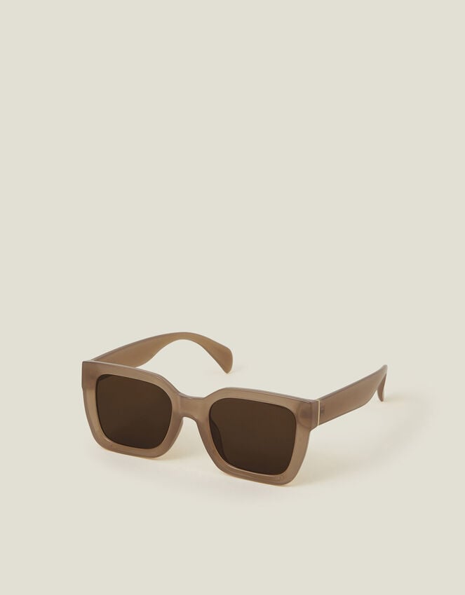accessorize Milky Square Sunglasses