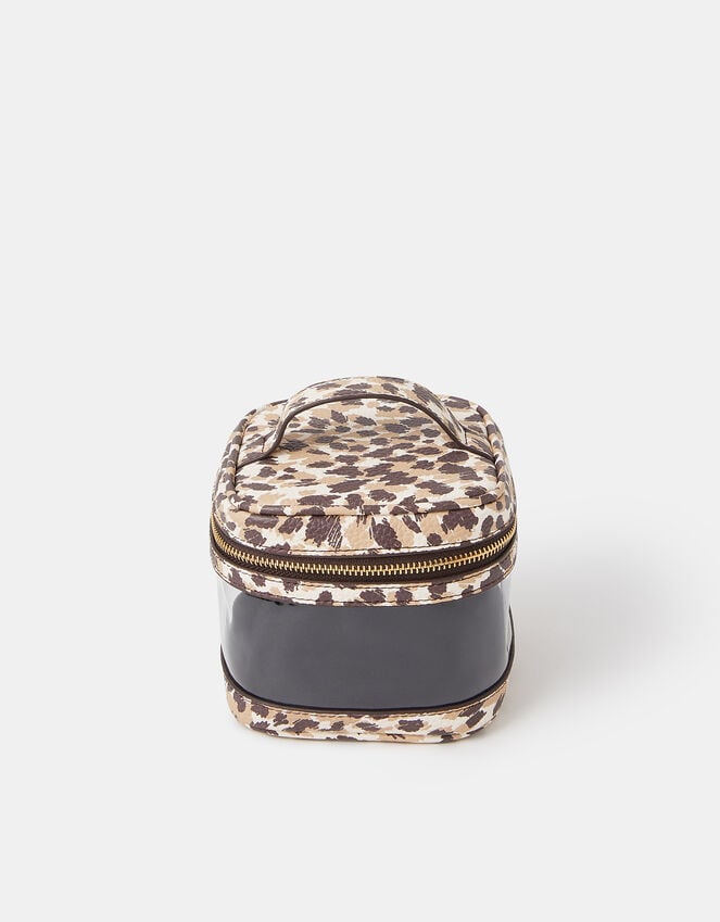 accessorize Mini Cheetah Print Make Up Bag