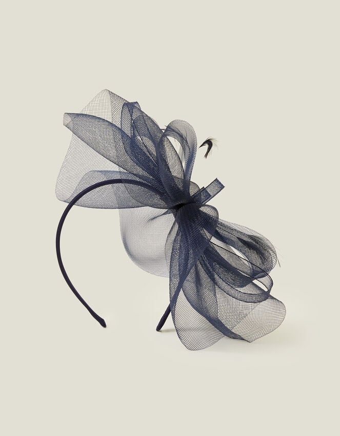Accessorize Mini Crin Fascinator Blue
