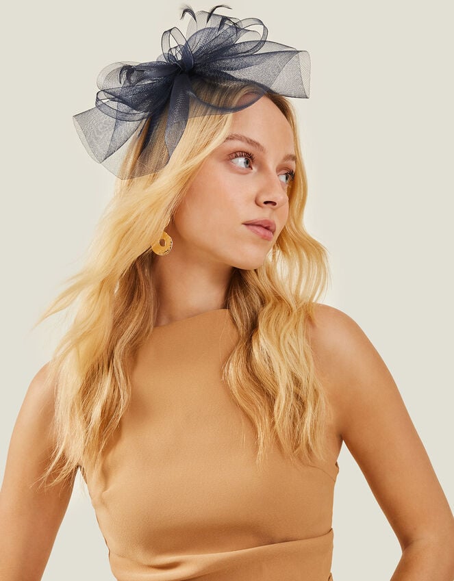 accessorize Mini Crin Fascinator Blue