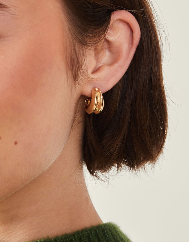 Accessorize Mini Double Hoop Earrings