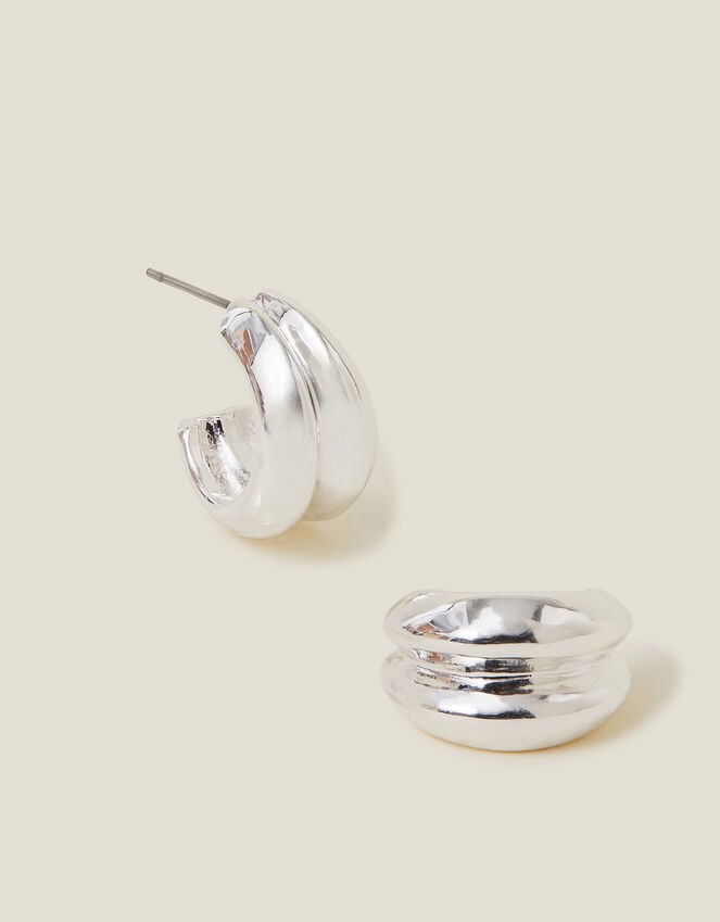 accessorize Mini Double Hoop Earrings