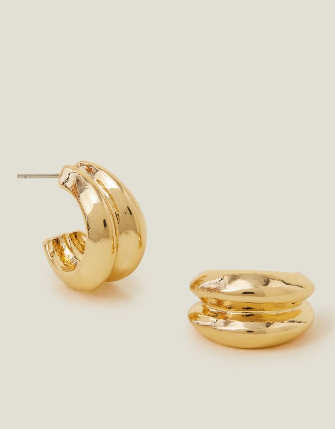 accessorize Mini Double Hoop Earrings