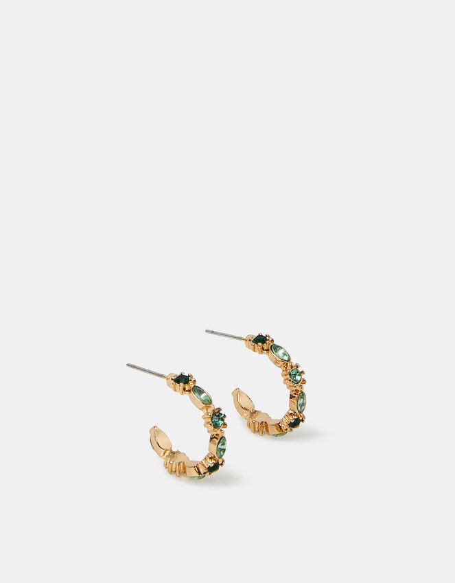 Accessorize Mini Eclectic Gem Hoops