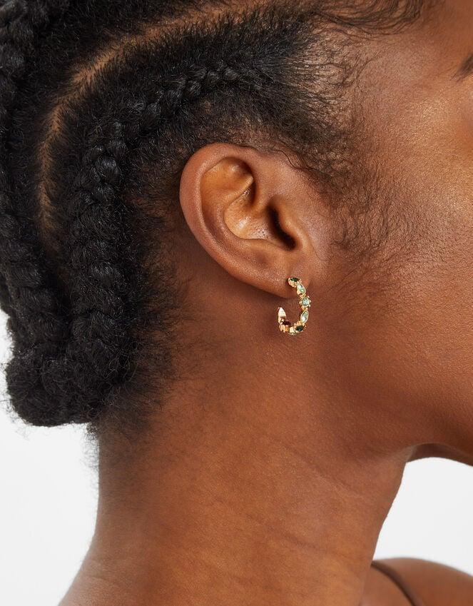 Accessorize Mini Eclectic Gem Hoops