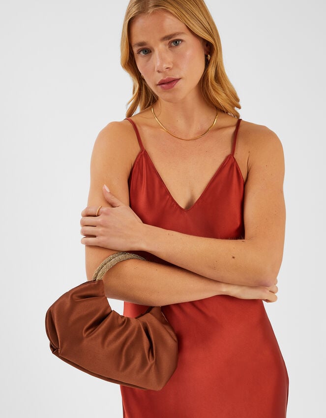 accessorize Mini Embellished Satin Bag