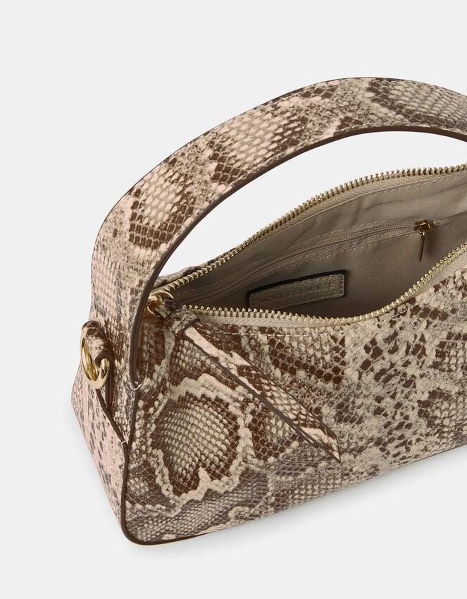 Accessorize Mini Faux Snakeskin Handbag