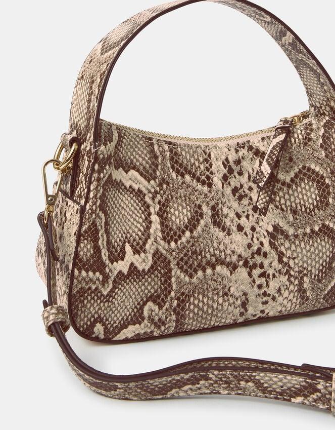 Accessorize Mini Faux Snakeskin Handbag