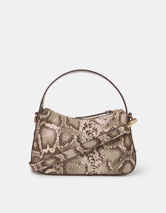accessorize Mini Faux Snakeskin Handbag